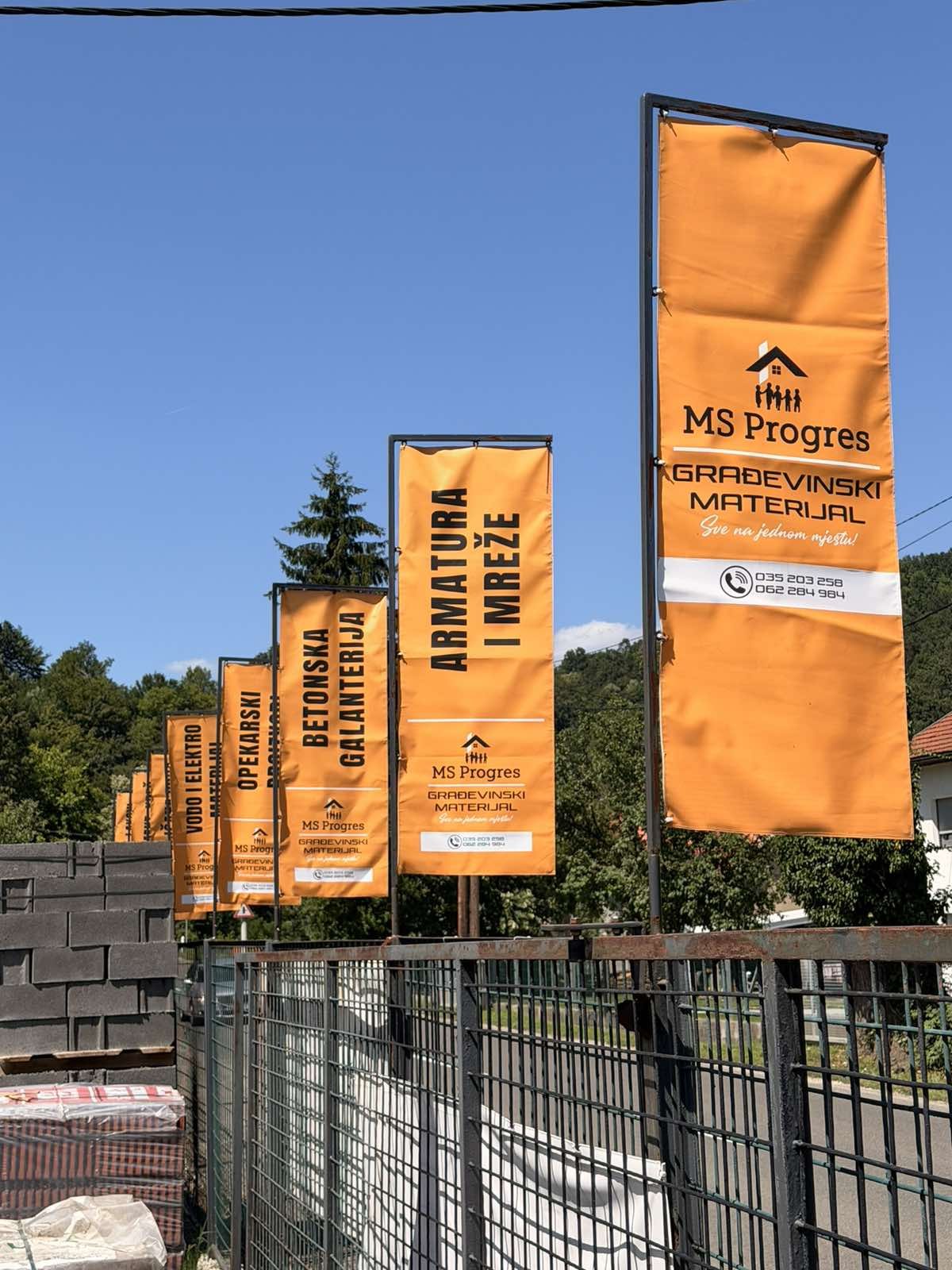 MS Progres stovarište građevinskog materijala